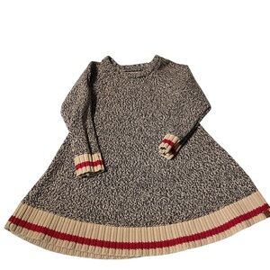 Roots Kids Dress with Red and Cream Trim
